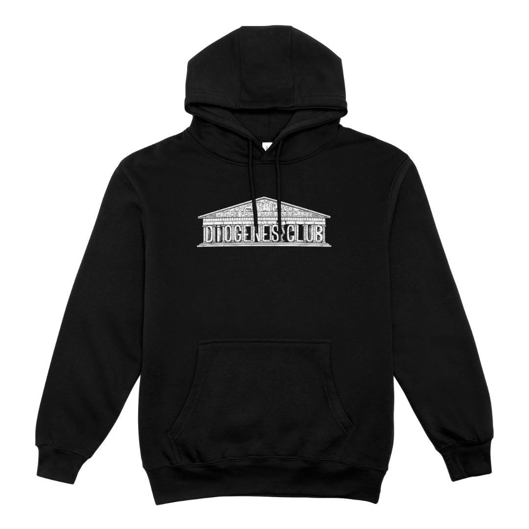 Moletom com Capuz "Diógenes Club - White"