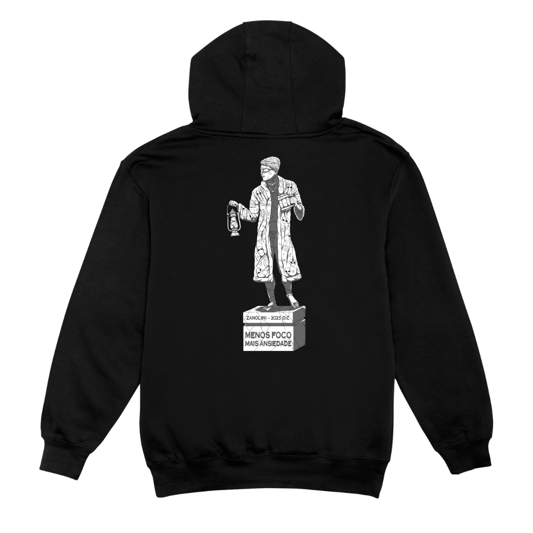 Moletom com Capuz "Diógenes Club - White"